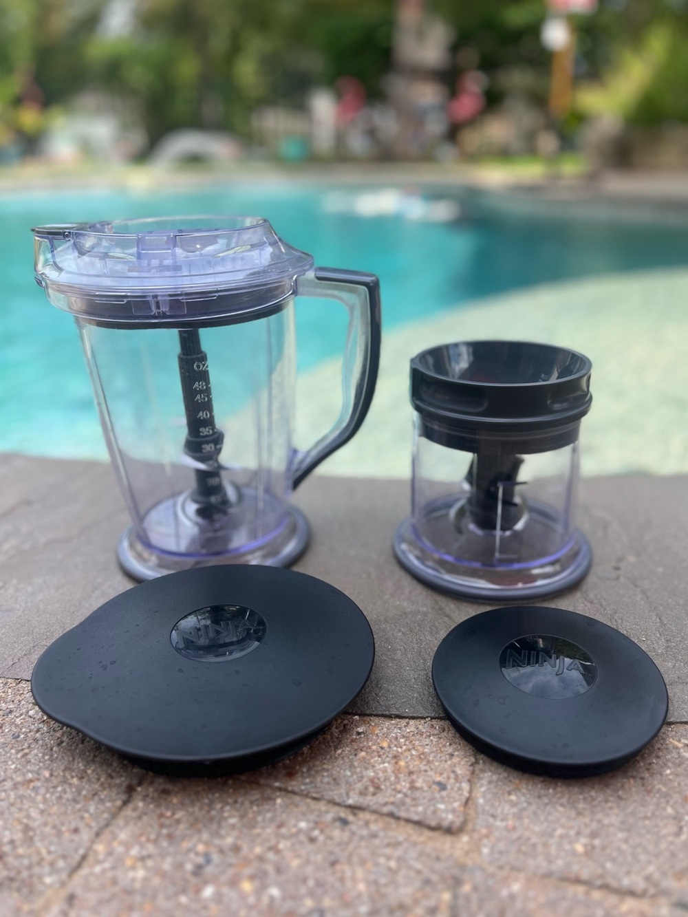 Ninja Master Food Prep Replacement Pitcher & Chopper With Blades & Storage Lids